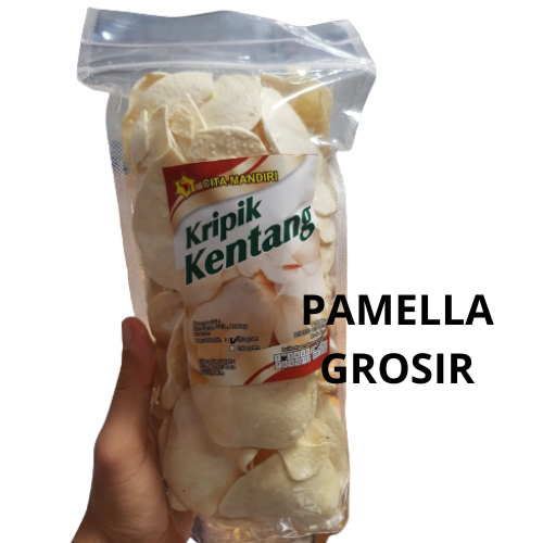 

KERIPIK KENTANG PUTIH / GADUNGKERIPIK KENTANG PUTIH/ GADUNG SNACK makanan ringan jajanan cemilan camilan pedas asin gurih manis murah