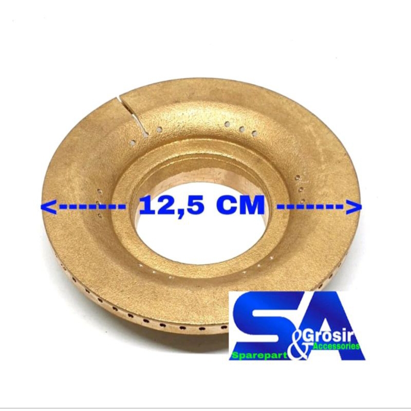 Burner Model Winn TANAM/Delizia Kompor Gas/Kuningan Tungku TEBAL