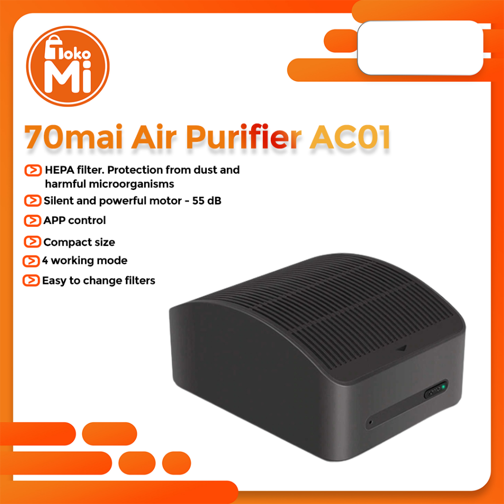 Pembersih Udara Mobil 70mai Car Air Purifier (Midrive AC01) Kinerja Pemurnian Udara