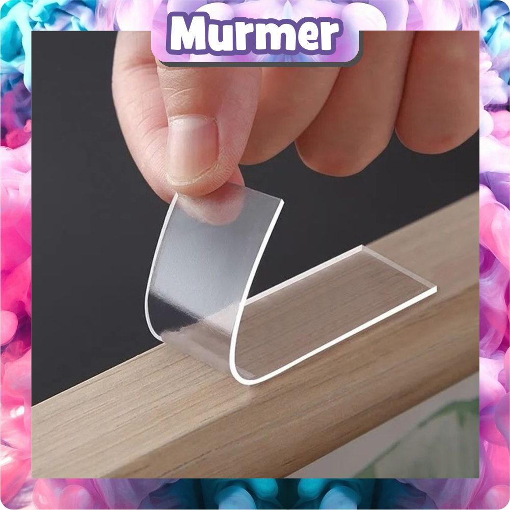 

MurmerOfficial Isolasi Double Tape Kotak Perekat Furniture Tembok Kuat Nano Tape Praktis R861