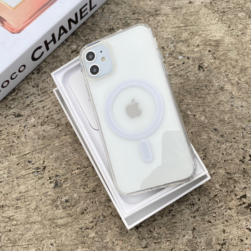 Clear Case Magsafe Full Cover Akrilik IPHONE X XS XR 11 12 13 14 14+ PRO MAX PLUS Magnetic Case Beni