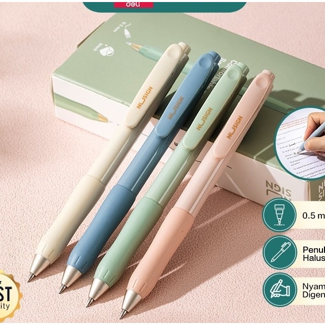 

Nusign Pulpen Gel Cetak / Gel Pen 0.5 mm ENS576 harga 1 pcs