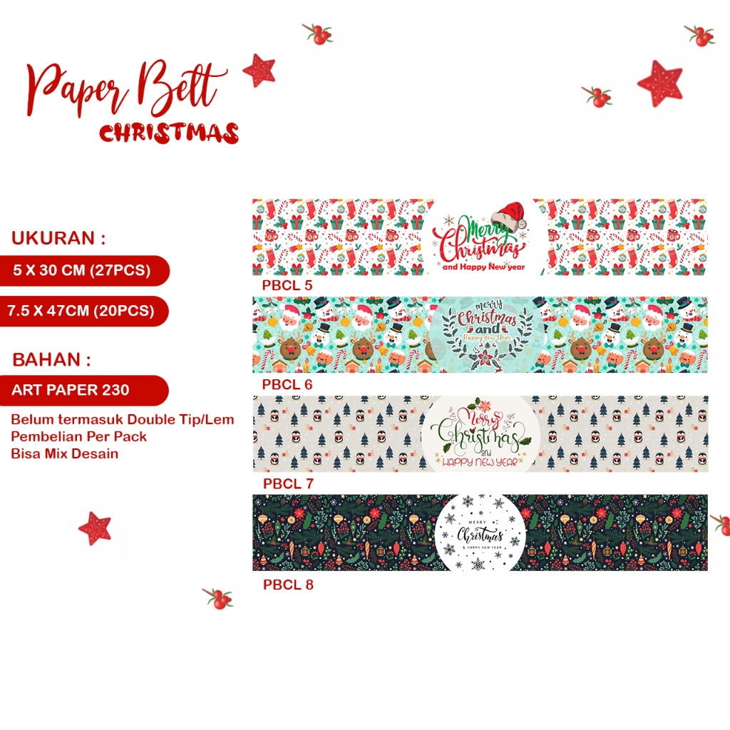 

Paper Belt Label/Paper Belt Toples/Paper Belt Christmast