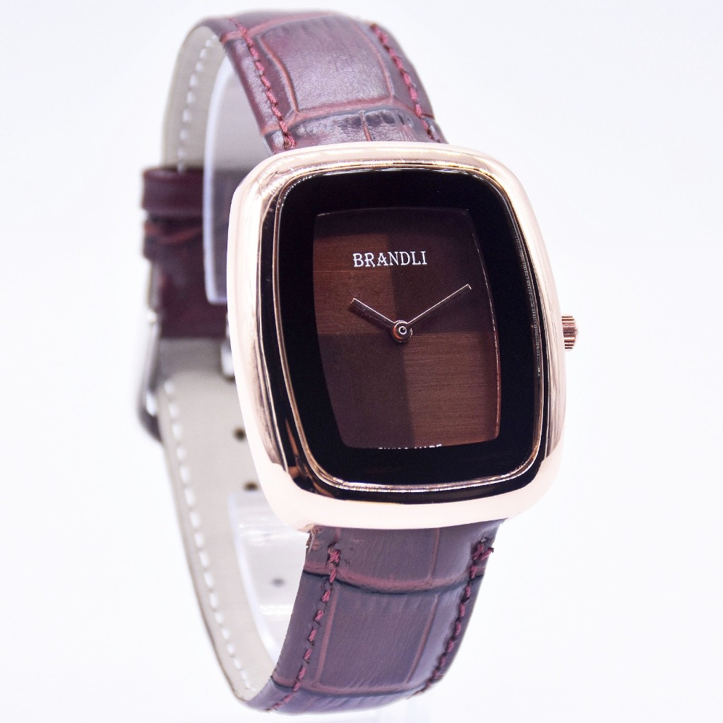 Jam Tangan Wanita Brandli Fashion Branded Cewek Analog Kulit Original Watch