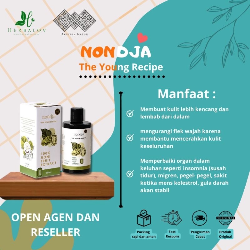 

HERBALOV - NONDJA MINUMAN KESEHATAN DARI BUAH NONI