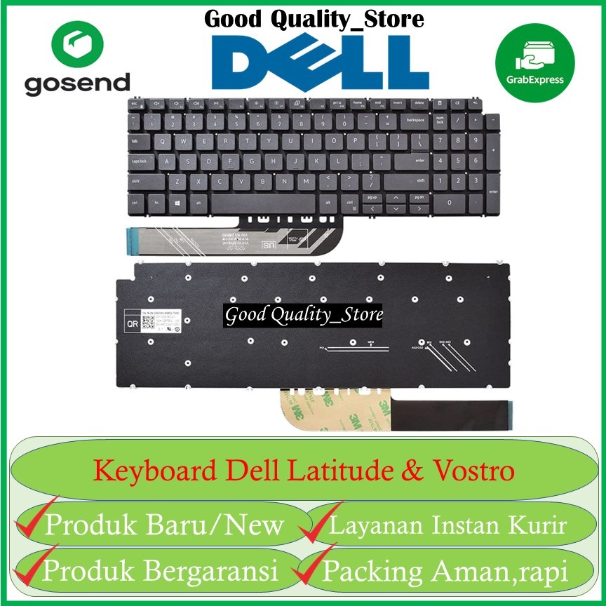 Keyboard Laptop Dell Vostro 3510 3520 5510 5515 7510 7620 New