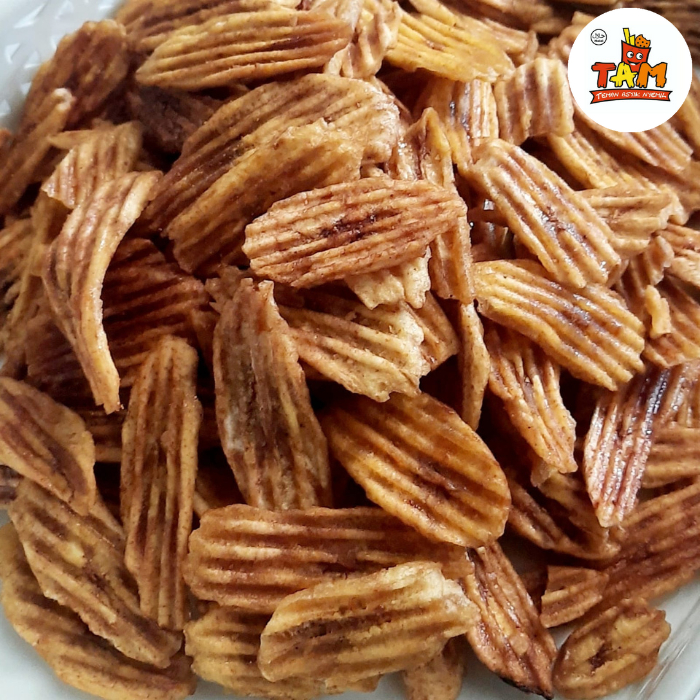 

Keripik Pisang Rege / Kripik Pisang Manis 250 Gram - Tam Snack