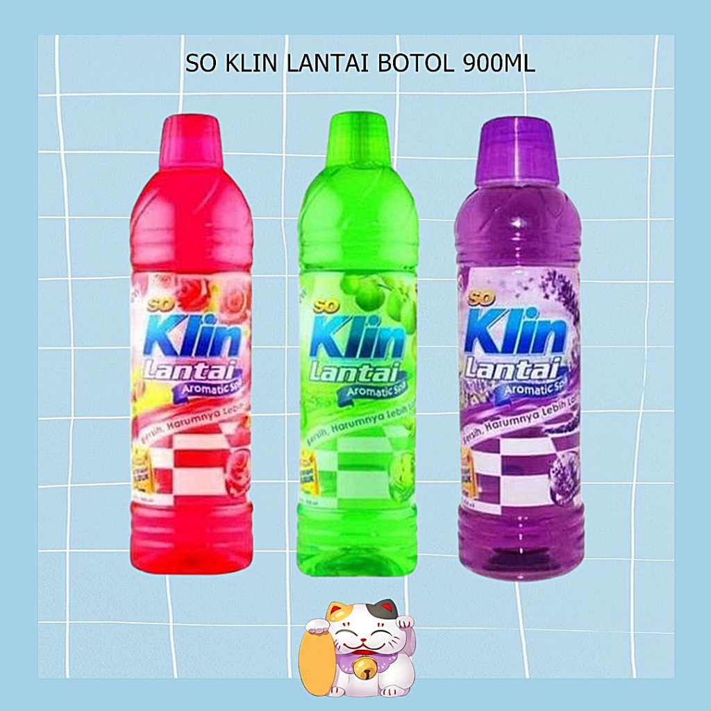 So Klin Lantai Botol 900ml / Soklin Pembersih Lantai