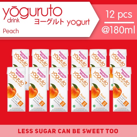 

Terlaku. Yogurt Heavenly Blush Yoguruto Peach [12Px180ml] Diskon Promo