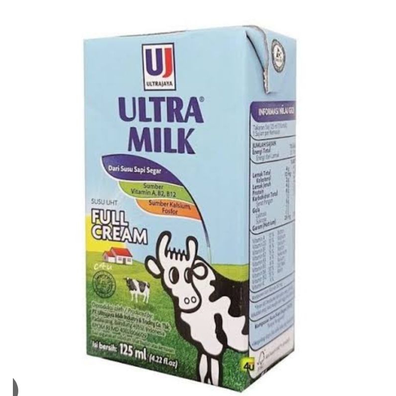 

Ultra Uht 125ml Chocolate isi 40pcs
