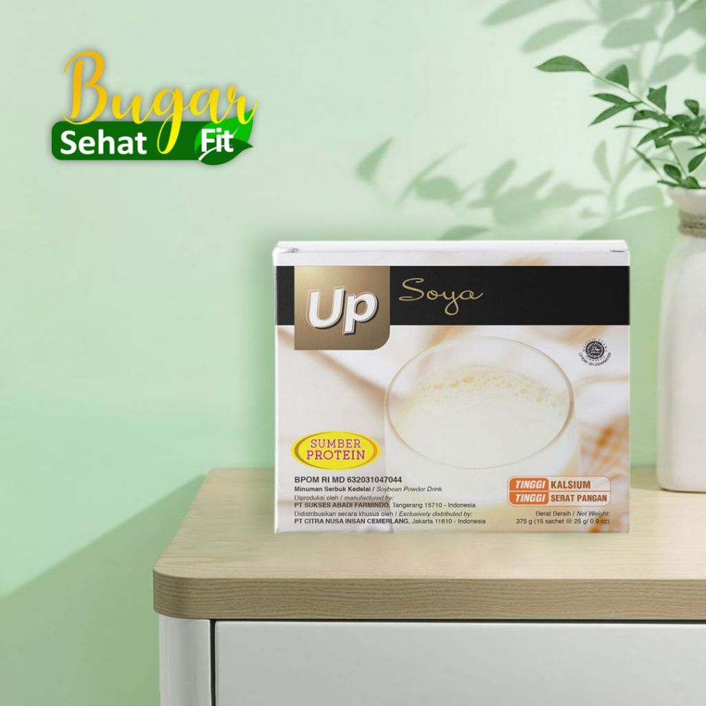 

Up Soya - Sari Kedelai Non GMO | 1 Box isi 15 Sachet