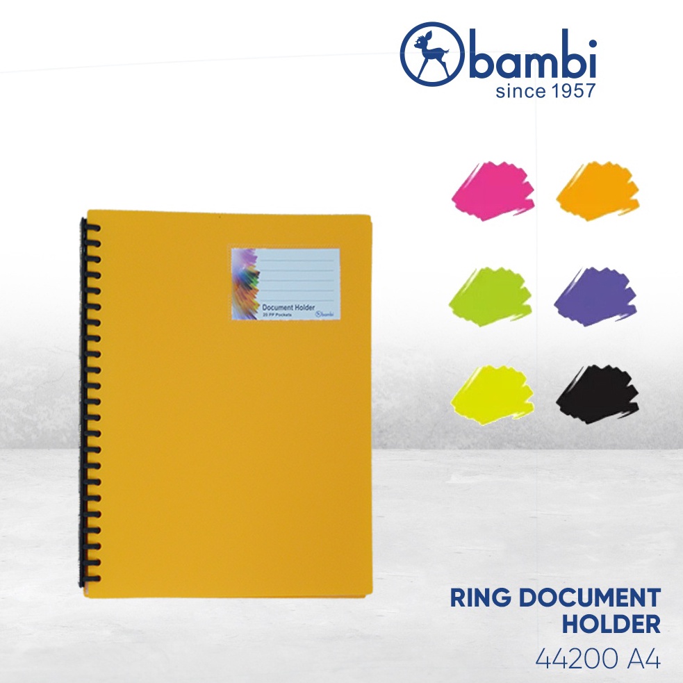 

Diskon Promo.. Bambi Map Document A4 / Tempat Dokumen Ukuran Folio / Document Holder kode 44200 58