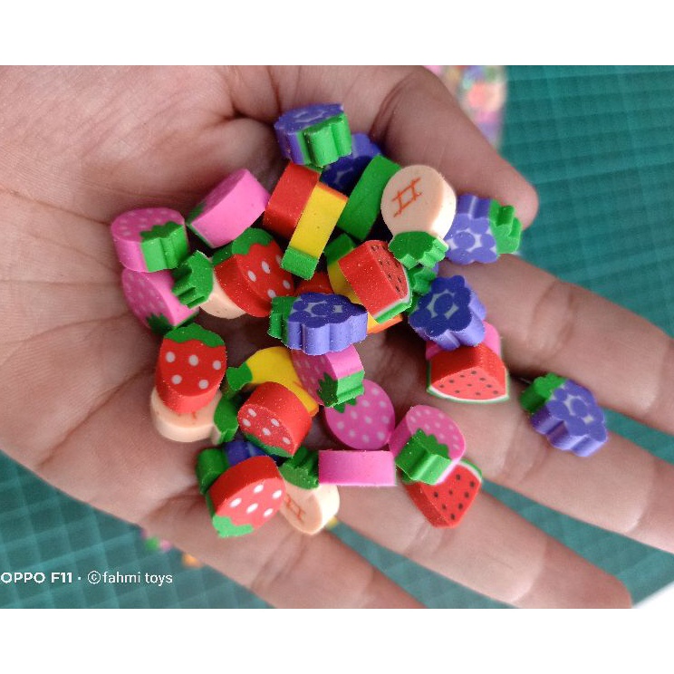 

Produk 500 gr (450pcs) PENGHAPUS MINI / PENGHAPUSKARAKTER / PENGHAPUS KECIL