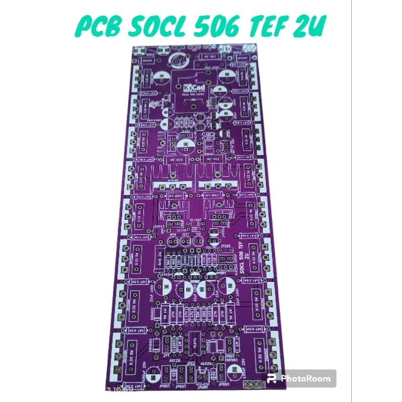 pcb socl 506 tef 2u 20.cm dobel layer fiber
