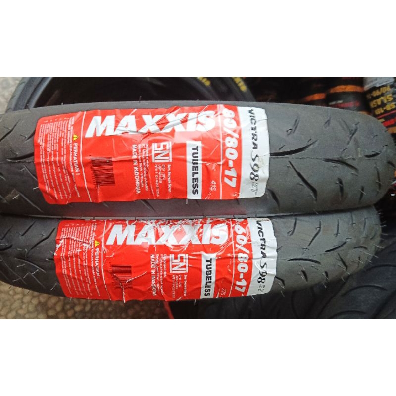 BAN TUBELESS MAXXIS VICTRA (60/80.17 - 80/80.17) FREE PENTIL