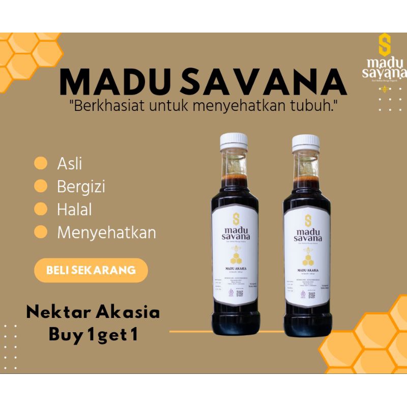 

PROMO TERBATAS MADU SAVANA NECTARAKASIA BELI 1 GRATIS 1 BERLAKU KELIPATAN