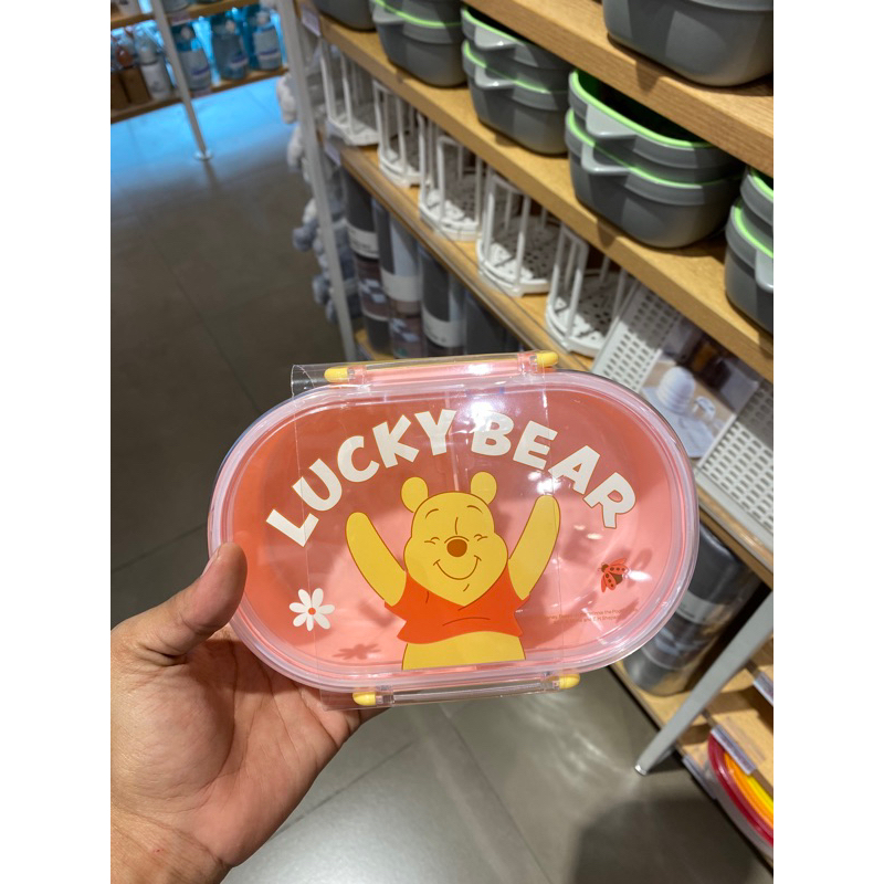 winnie the pooh bento box miniso