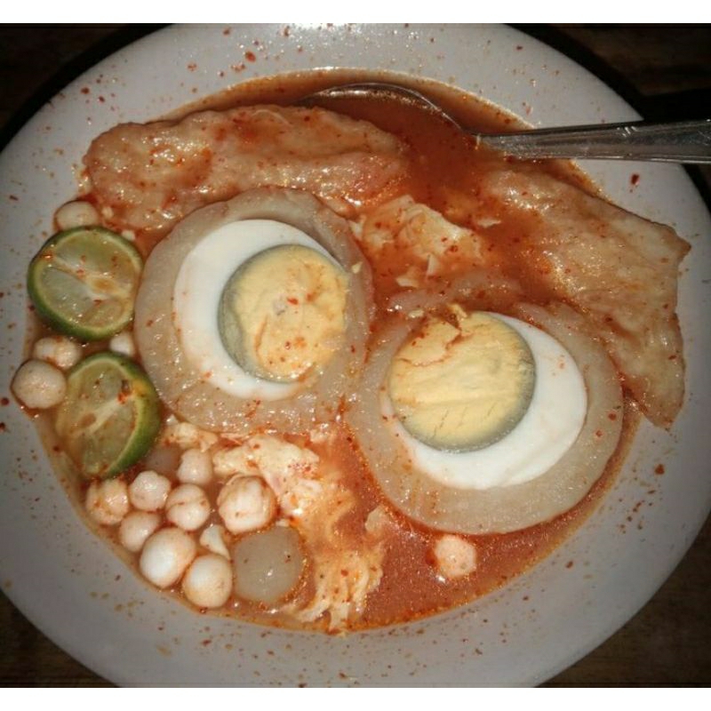 

bakso aci isi telur ayam