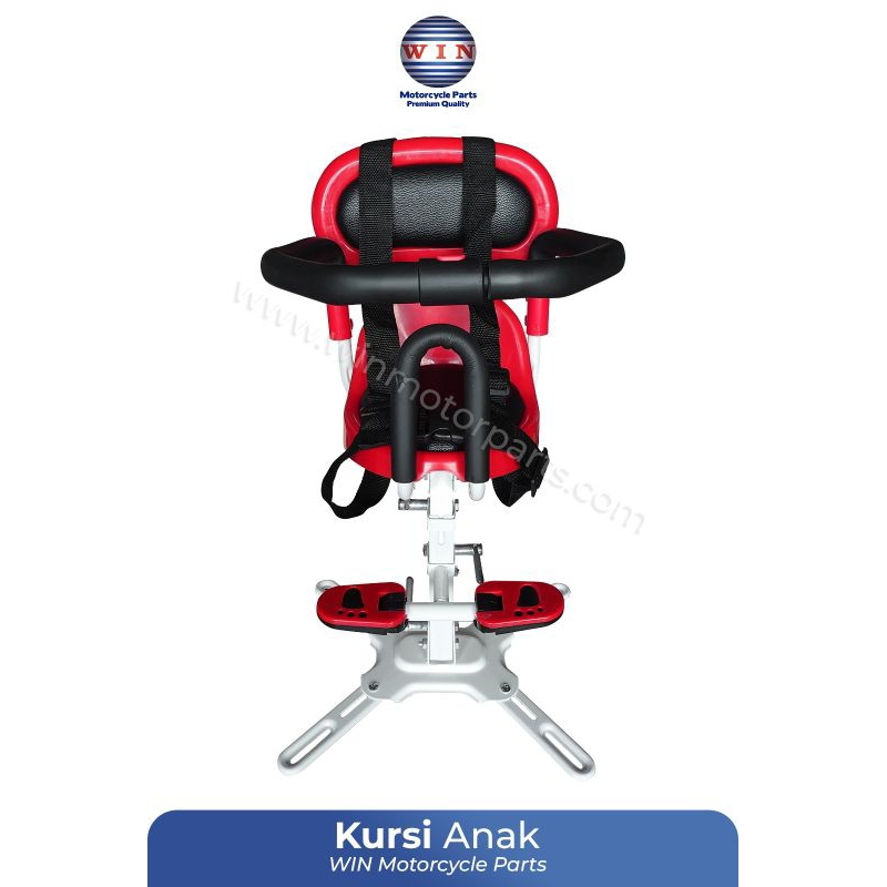 Kursi Boncengan Anak Portable untuk Motor Matic WIN | jok duduk bayi / baby chair dengan seat belt a