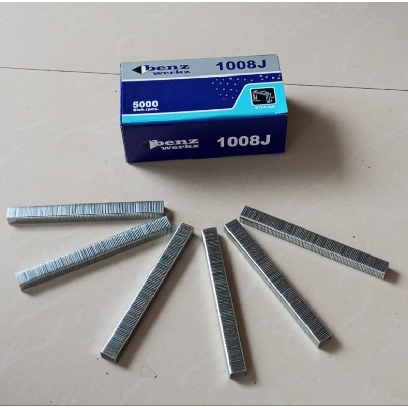 

BENZ 1008J ISI MESIN STAPLES PAKU / PAKU TEMBAK U MATA NAILER GUN 1008J