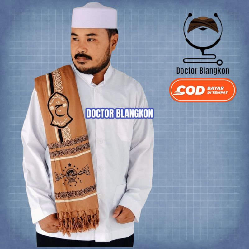 Surban NU Nahdlatul Ulama Sorban Arab Rayon Goyor Rida Panjang Khasmiri Motif Printing Komputer