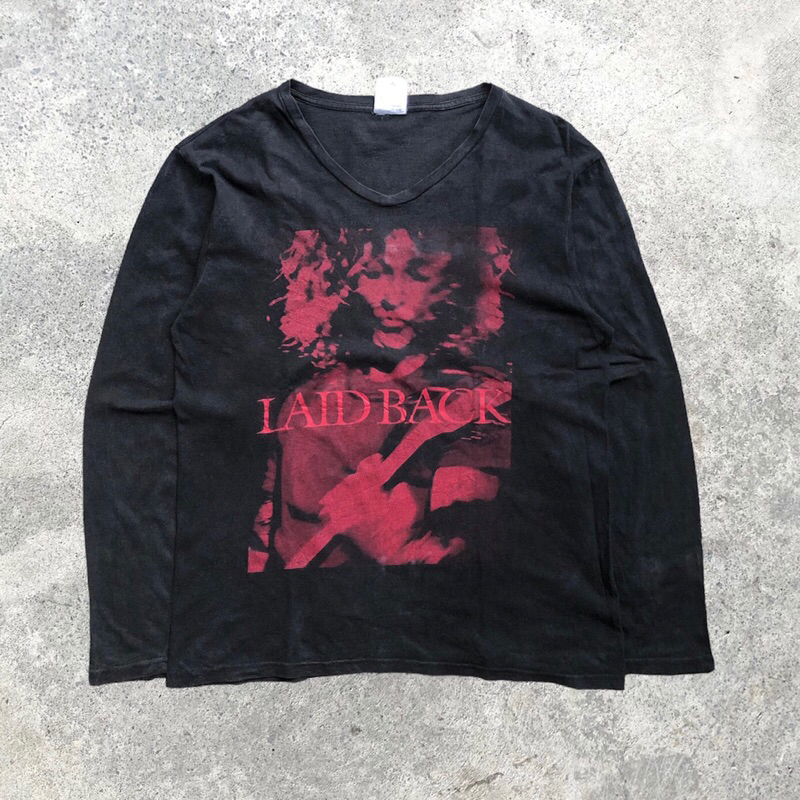 Vintage kaos band Laid back second