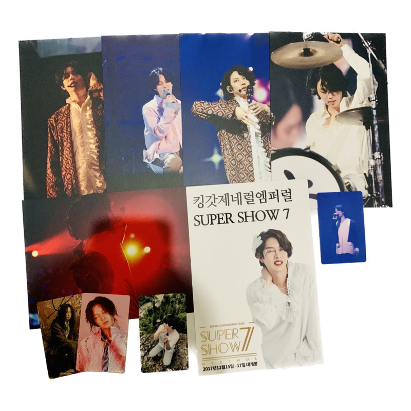 photocard pc postcard heechul super junior from dvd super show 7 ss7