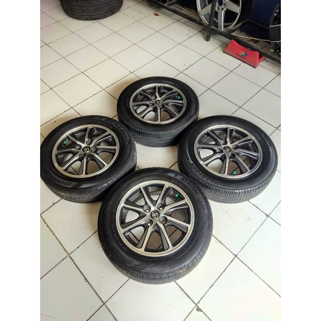 velg mobil second ORI CALYA ring 14 baut 4x100 untuk karimun sigra ayla agya
