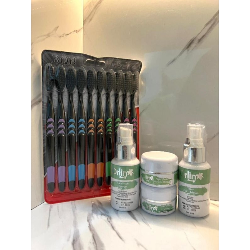 Paket Flek/ orlin beauty / +bonus/ krim bpom