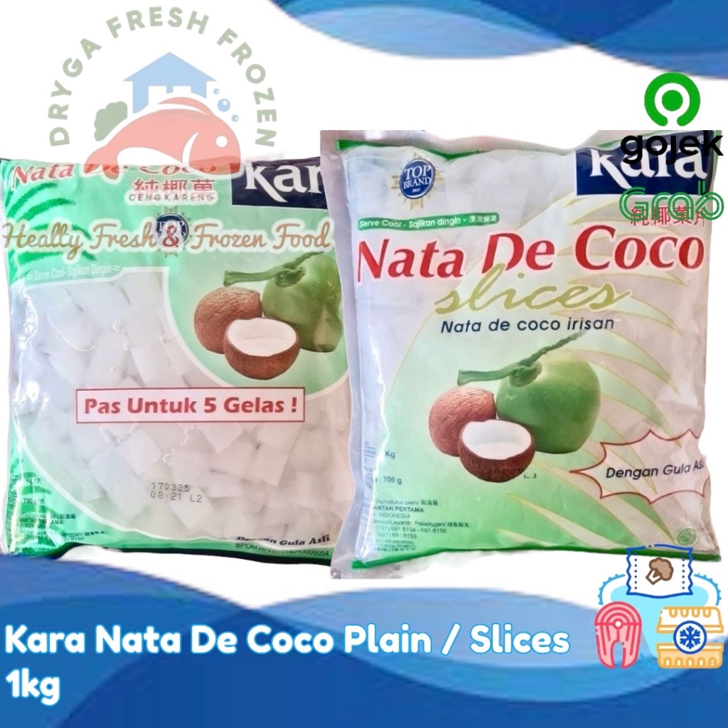 

Kara Nata De Coco Kotak Slices Iris 1kg