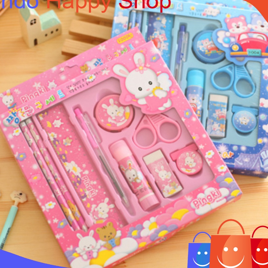 

Harga Termurah ⭐️ ⭐️Paket Alat Tulis Set 9 In 1 Mini Stationery Set Karakter Set Alat Tulis Anak Kado Souvenir
