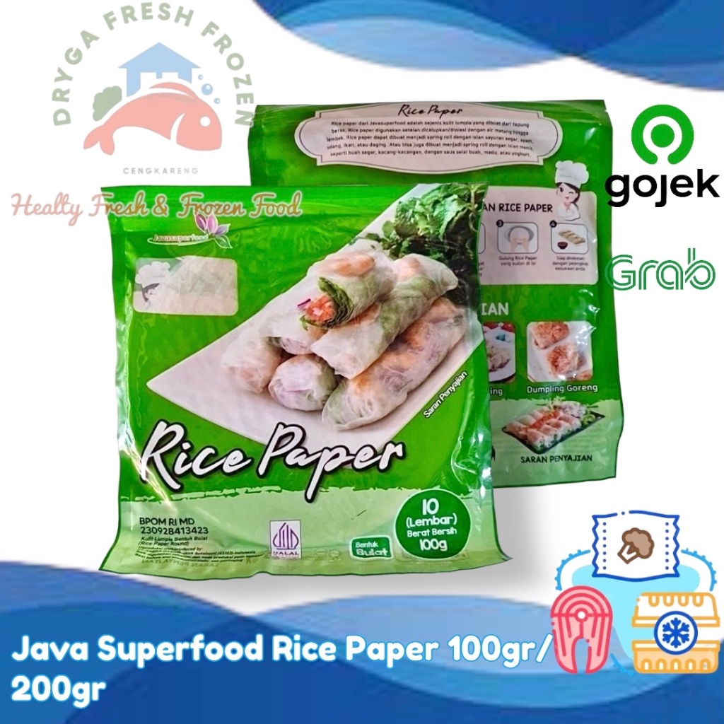 

Java Superfood Rice Paper Bulat 100gr Isi 10pcs 200gr Isi 20pcs