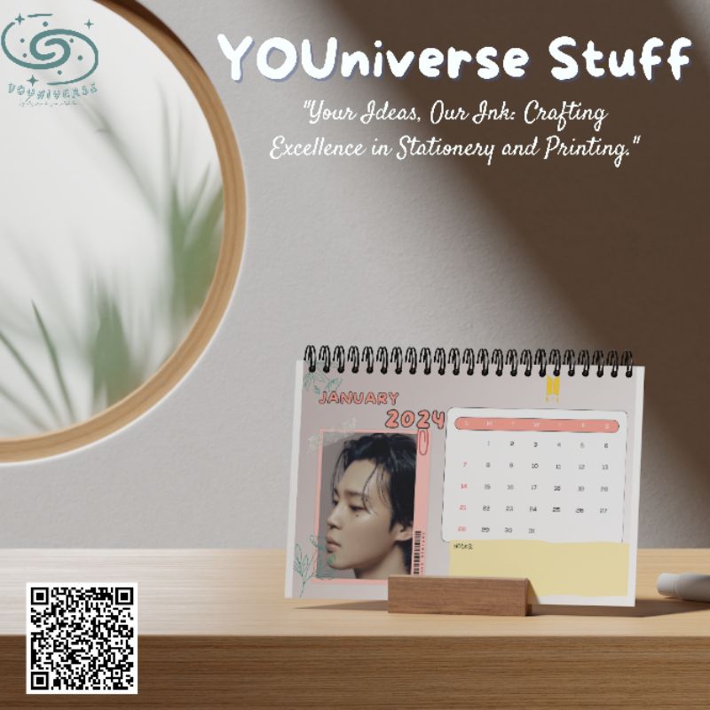

BTS JIMIN MUSE Kalender Meja 2025 / Desk Calendar 2025 A5 murah