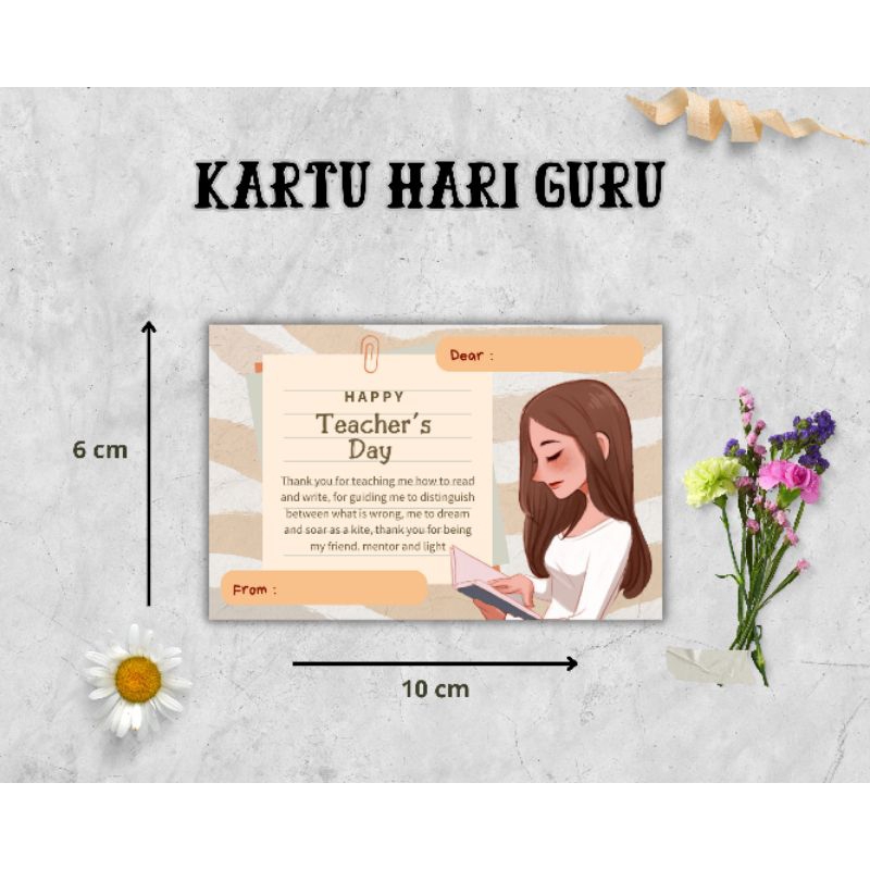 Kartu Hari Guru/Selamat Hari Guru/Greating Card Hari Guru