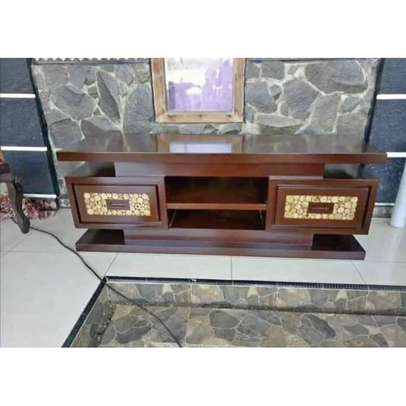 Buvet Tv Kacamata Kayu Jati Jepara