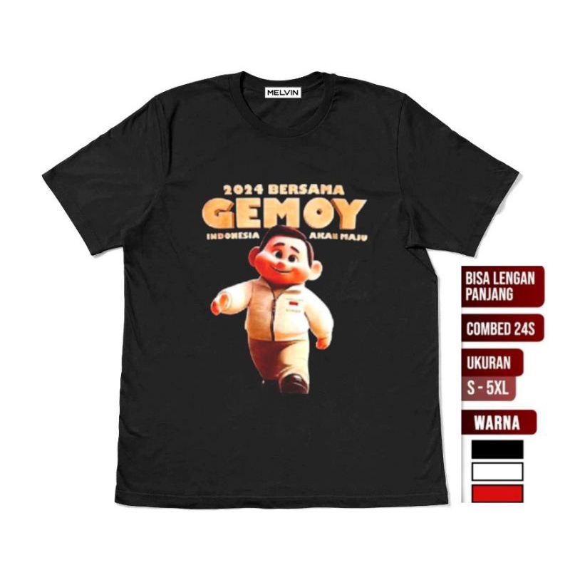 Kaos Prabowo GEMOY kaos gemoy All in prabowo