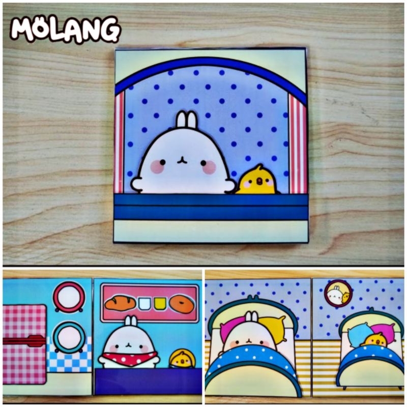 rumah molang/handmade paper book/diy book