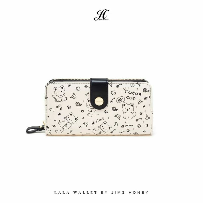 

JIMS HONEY DOMPET PANJANG LALA WALLET MOTIF KUCING