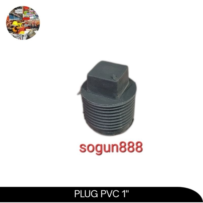 Plug pvc 1 inch. Tutup drat paralon 1 inch