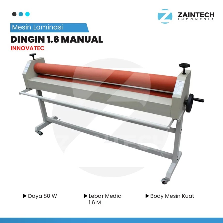 Mesin Laminasi Dingin INNOVATEC 1,6 M Manual | Laminasi Roll