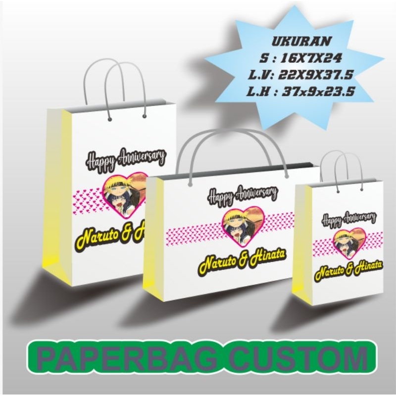

PAPERBAG CUSTOM BAHAN TEBAL ART KARTON 260GSM