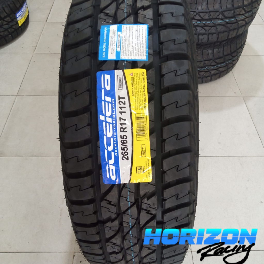Ban mobil AT standar Pajero Fortuner ring 17 ukuran 265/65 r17 Accelera Omikron AT