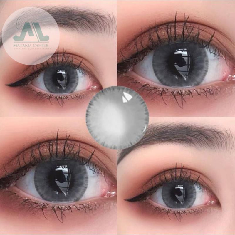Softlens NwB Grey Transparan Diameter 15 mm | Softlens Grey Limited | Softlens Grey Terawang | Softl