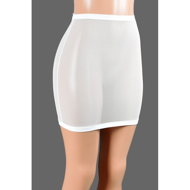 Hana Rok Tile Transparan Rok Mini Sepan Sexy Rok Dinas Malam Rok Jaring