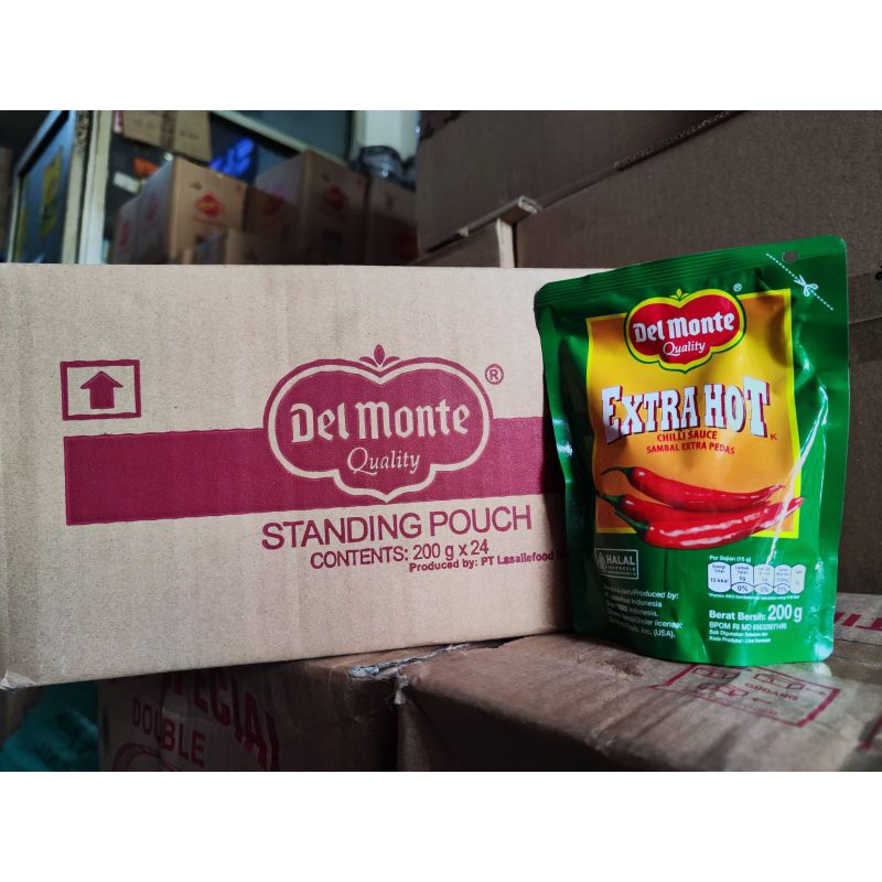 

DELMONTE CABE EXTRA HOT STANDING POUCH 200GR PER DUS ISI 24PCS