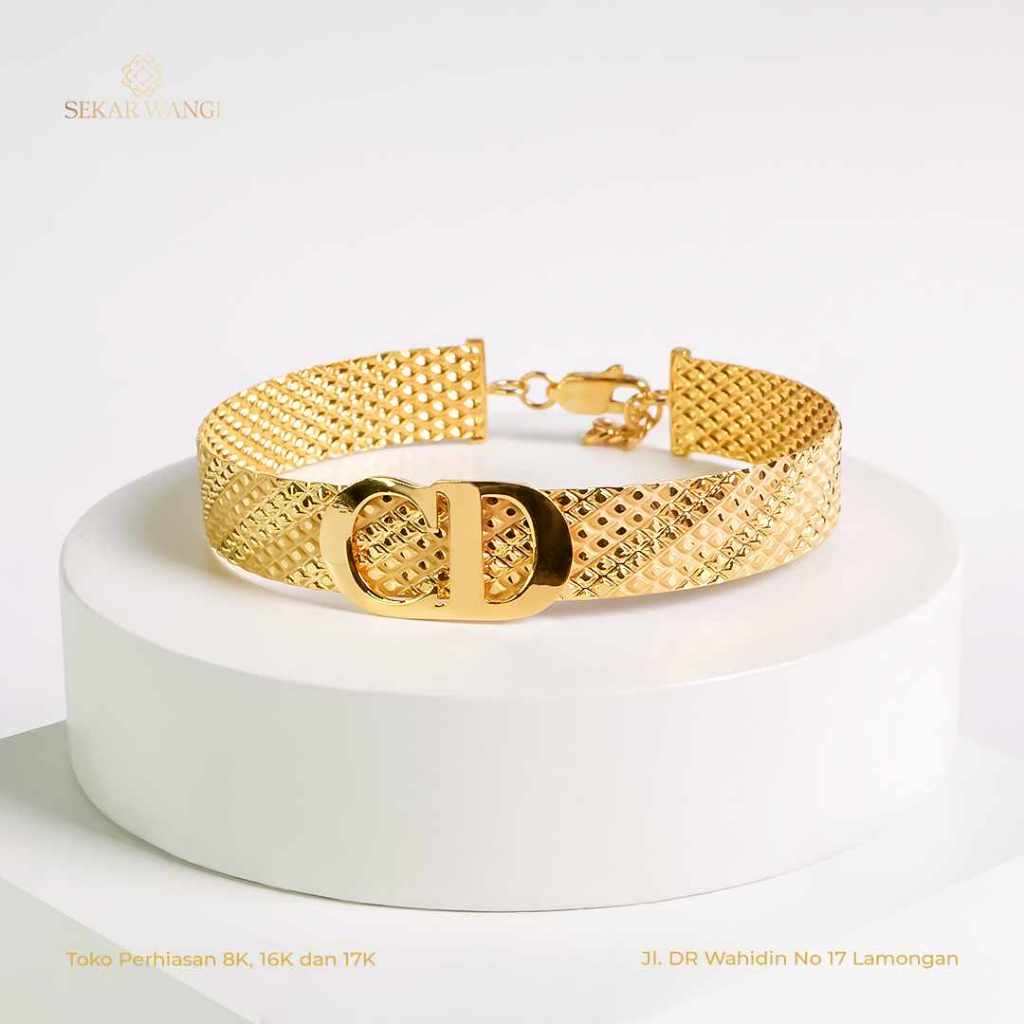 GELANG EMAS GOLD DUBAI CD, EMAS ASLI KADAR 16K (700%)