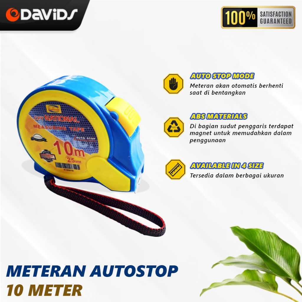 METERAN ROLL 10M / METERAN TUKANG D-XPLORE 10M