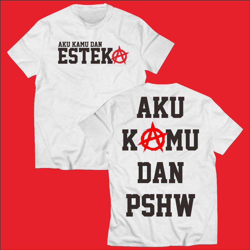 Kaos ESTEKA PSHW 1903 Fighter Silat Madiun Kaos PSHW Persaudaraan Setia Hati Winongo Kaos Winongo