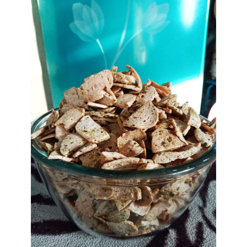 

Basreng kraukk rasa original gurih daun jeruk nett: 150 gram