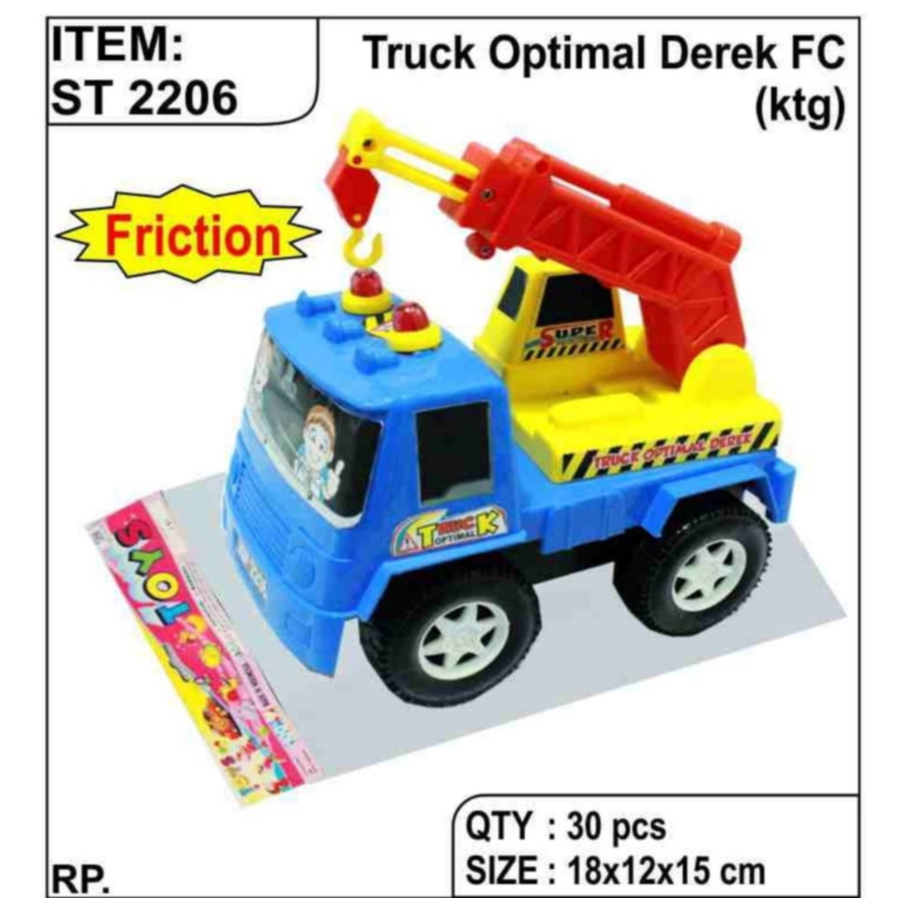 St 2206 Mainan Anak Edukasi Mobil Kontruksi Derek / Mainan Mobil Truck Derek Super Bagus